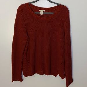 H&M Burnt Orange Sweater size L